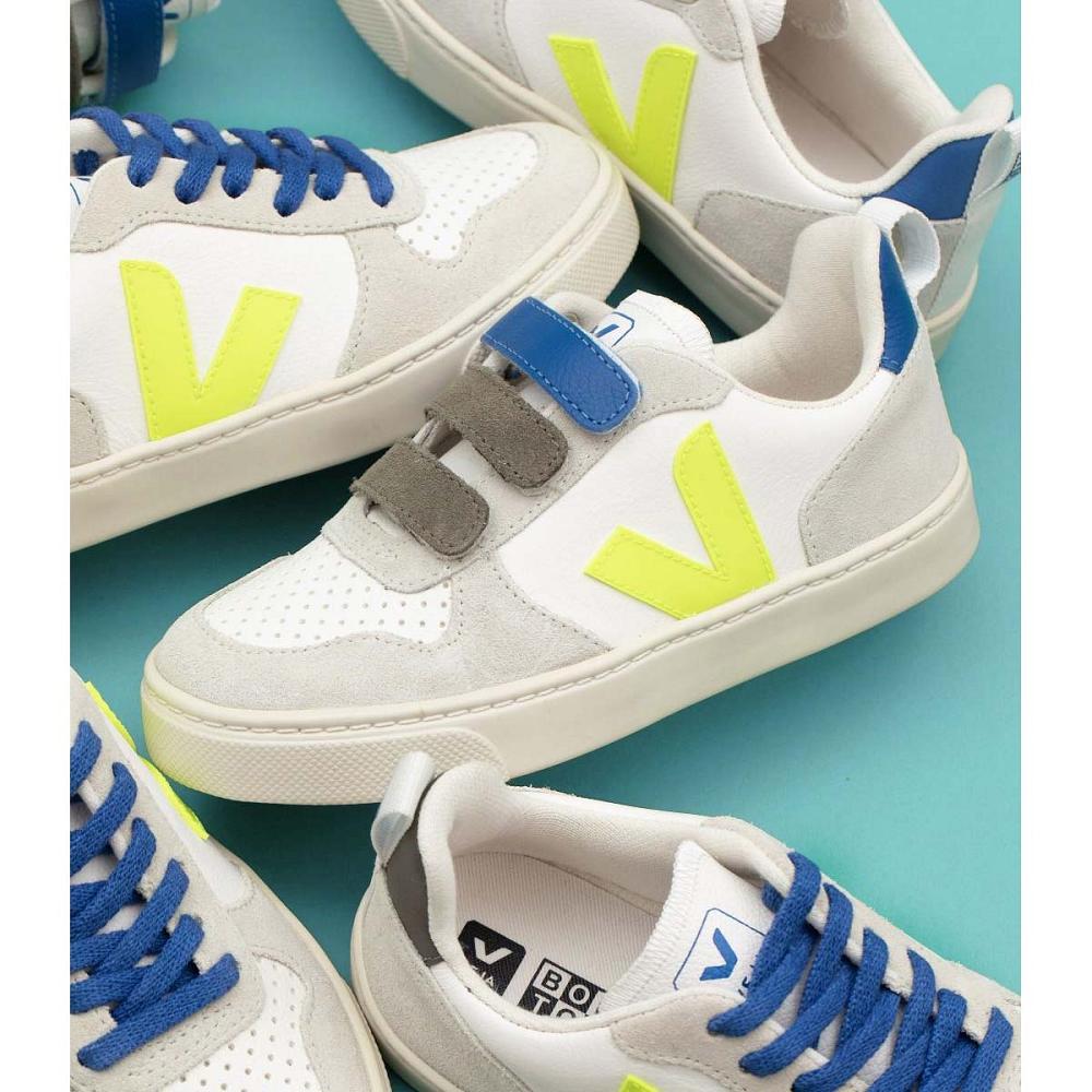 Αθλητικά Παπούτσια παιδικα Veja V-10 X BONTON White/Blue | GR 843WNB